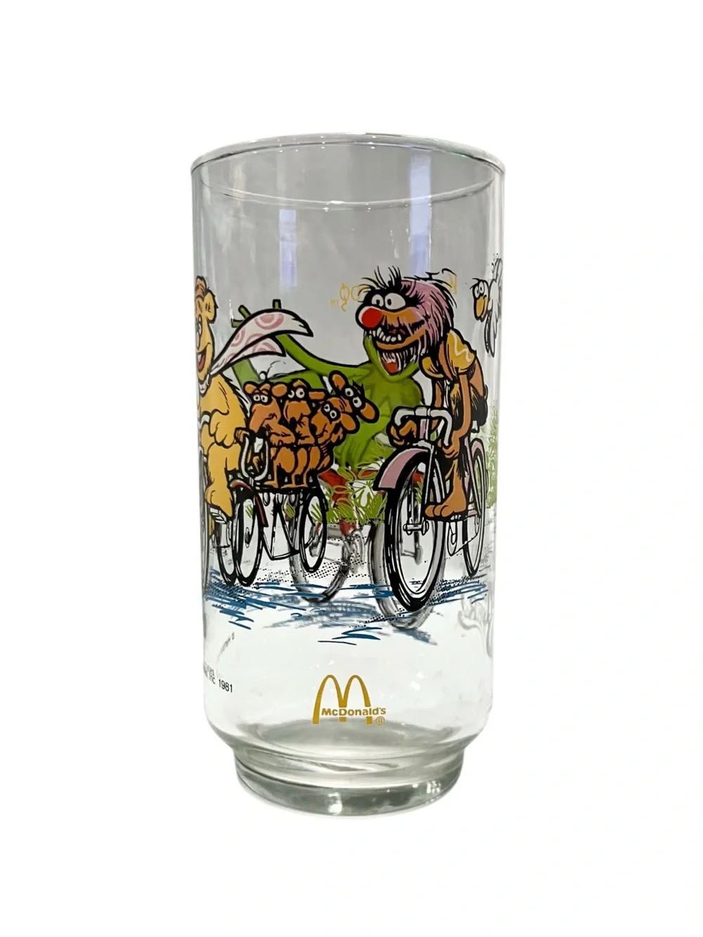 Vintage 1981 Mcdonald’s Muppets Drinking Glasses 'The Great Muppet Caper' Series